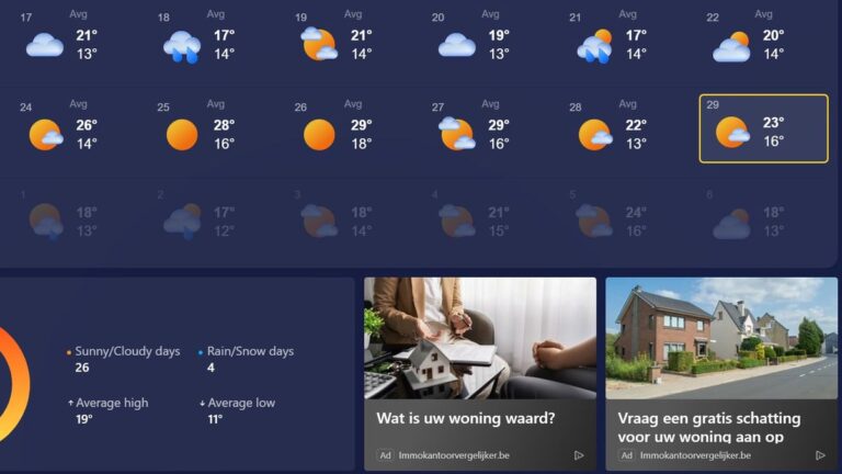 Microsoft Weather